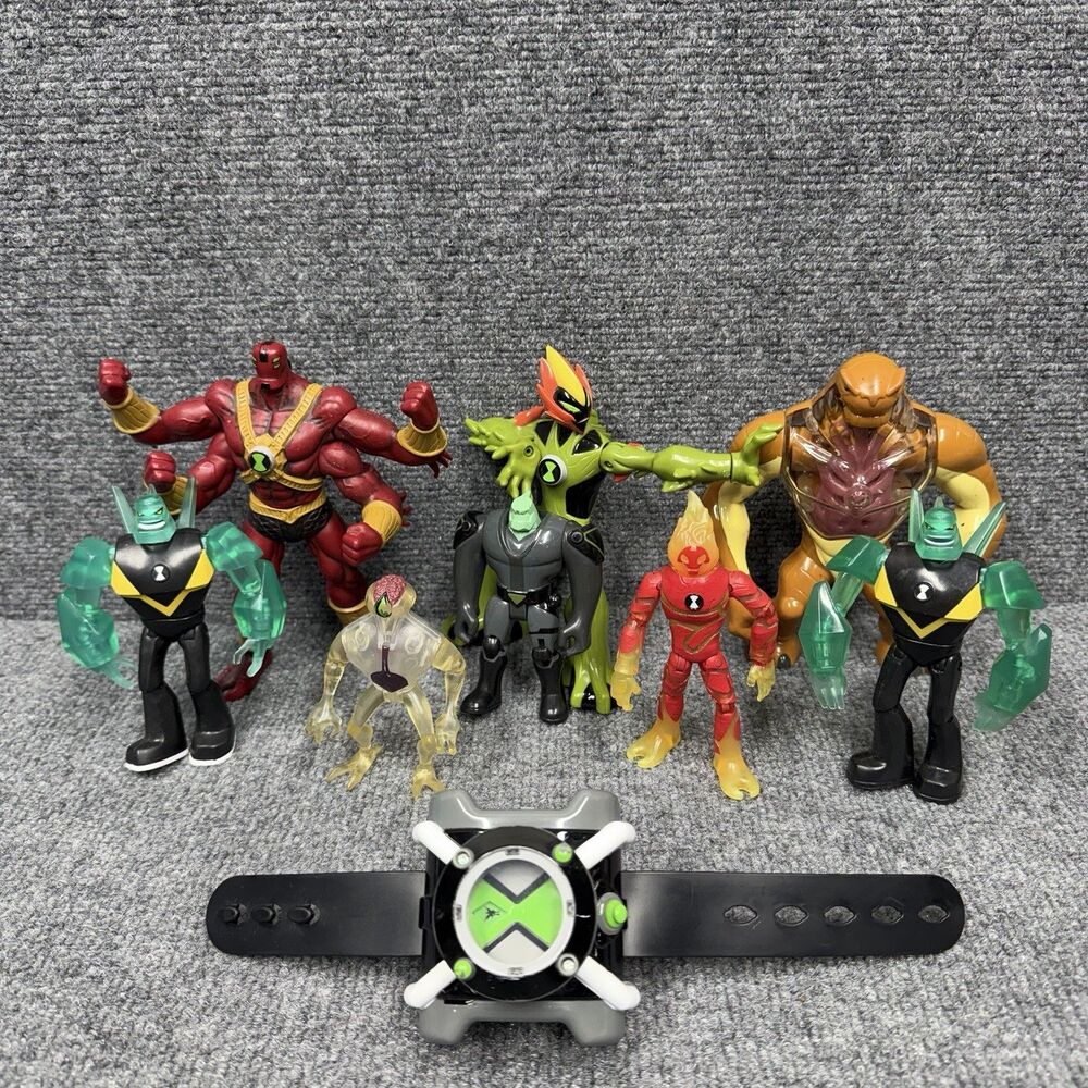 Ben 10 Deluxe Omnitrix FX Watch Alien Voices Lights Sound Playmates Working Lot